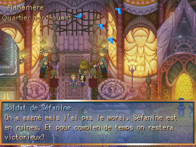dialogues des pnj retour dans les mondes 3